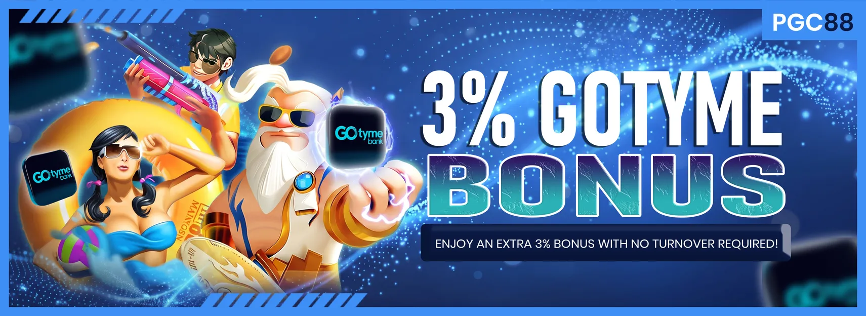 3% back on every GoTyme deposit